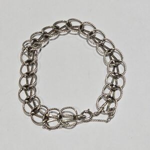 Vintage Sterling Silver Charm Bracelet